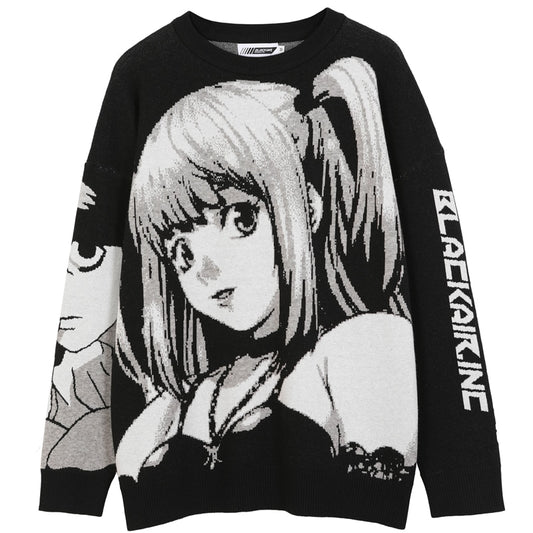 Anime Babe Oversized Sweater