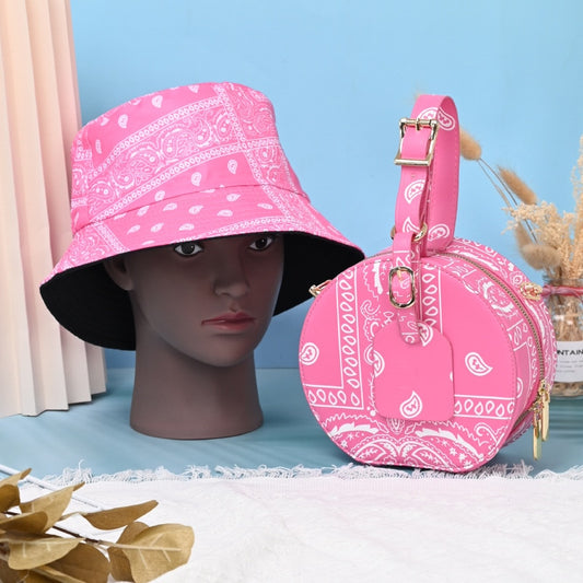 Bandana Bucket Hat & Handbag Set