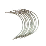 12 Pack Curved Hair Sewing Needle