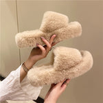 'Like Dat' Furry Slippers