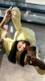 Cute Bunny Ear Plush Hat