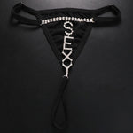 SEXY Rhinestone Icy Thong