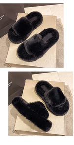 'Like Dat' Furry Slippers