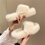 'Like Dat' Furry Slippers