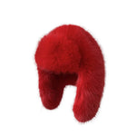 Plush Faux Fur Bomber Hat