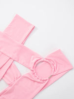 Cross Bandage Mini Dress