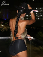 'At Midnight' Hollow Out Sexy Halter Top