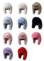 Plush Faux Fur Bomber Hat