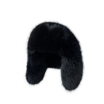 Plush Faux Fur Bomber Hat