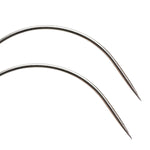 12 Pack Curved Hair Sewing Needle