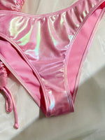 Princess Cut Reflective Bikini 3-Piece Set