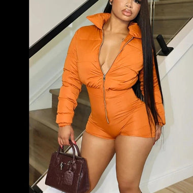 'Big Dawg' One - piece Zipper Jumpsuit - Lavish Extensions