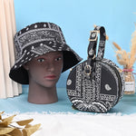 Bandana Bucket Hat & Handbag Set