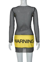 Fatal' Mesh Bodycon Dress