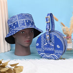 Bandana Bucket Hat & Handbag Set