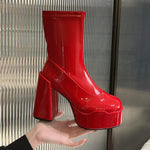 Kill Bill Platform Ankle Boots