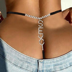 SEXY Rhinestone Icy Thong