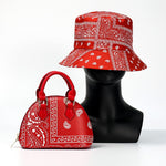 Bandana Bucket Hat & Handbag Set