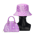 Bandana Bucket Hat & Handbag Set