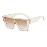 Luxury Crystal Oversized Square Sunglasses