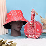 Bandana Bucket Hat & Handbag Set