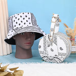 Bandana Bucket Hat & Handbag Set