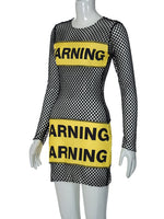 Fatal' Mesh Bodycon Dress