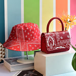 Bandana Bucket Hat & Handbag Set