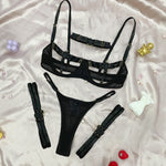 Deja Vu' 4 Piece Lace Set