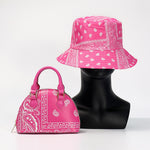 Bandana Bucket Hat & Handbag Set