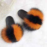 Faux Fur “Indifferent” Slides