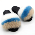 Faux Fur “Indifferent” Slides