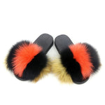 Faux Fur “Indifferent” Slides